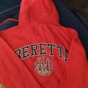 Red beretta hoodie